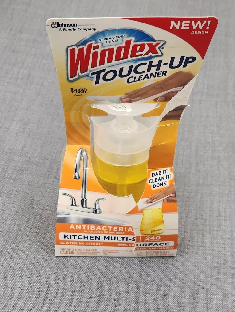 Windex Antibacterial Multi-Surface Touch-Up Cleaner Fresh Scent & Citrus Lot - Picture 3 of 6